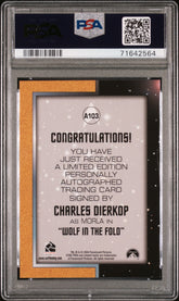 2004 Star Trek Quotable Autograph Charles Dierkop as Morla Limited Auto PSA 10